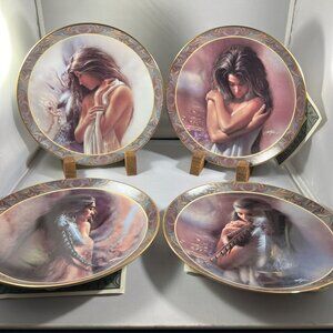 Set of 4 Plates Bradford Exchange - Native Beauty - Native American Inspired - W